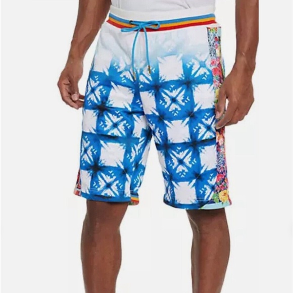 NWT - Robert Graham Men’s Limited Edition Classic Fit Basketball Shorts - Size L - Picture 2 of 12